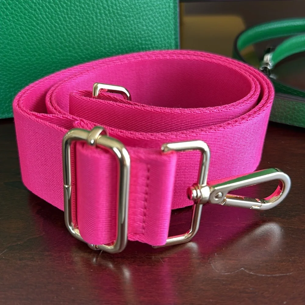 KATE SPADE ♠️ New York "Sam"💚GREEN BEAN💚MEDIUM SATCHEL BAG & POUCH🌟LIKE NEW🌟 - Picture 7 of 17